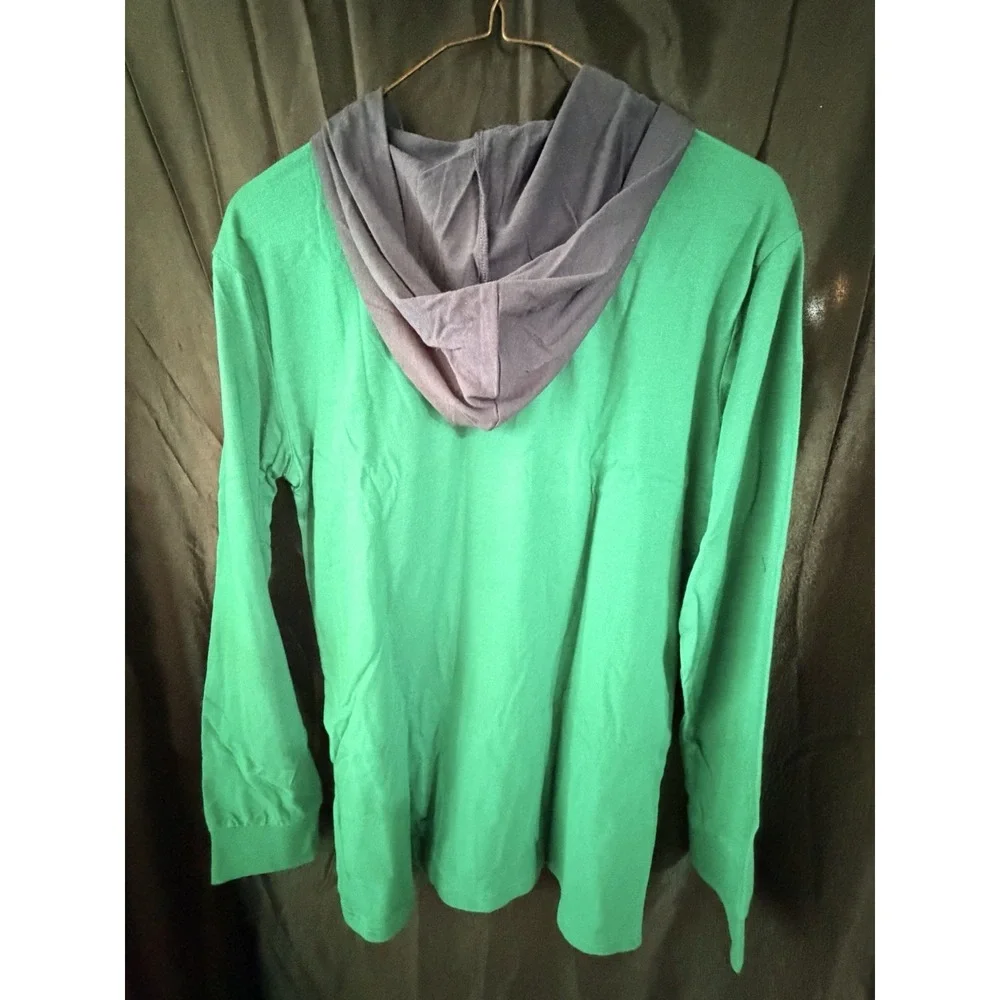 NWT JUNIOR BOYS XXL/TTG (16) GAMER SHIRT GREEN MEASURMENTS IN DESCRIPTION (3014)